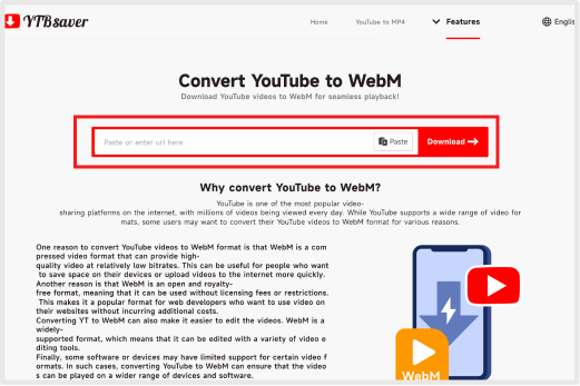 Krok 2: Wybierz format WebM